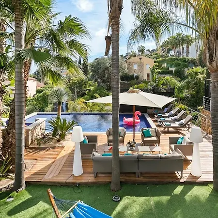 Azurenting - Domaine Exclusif Vue Avec Piscine Ferienhaus *